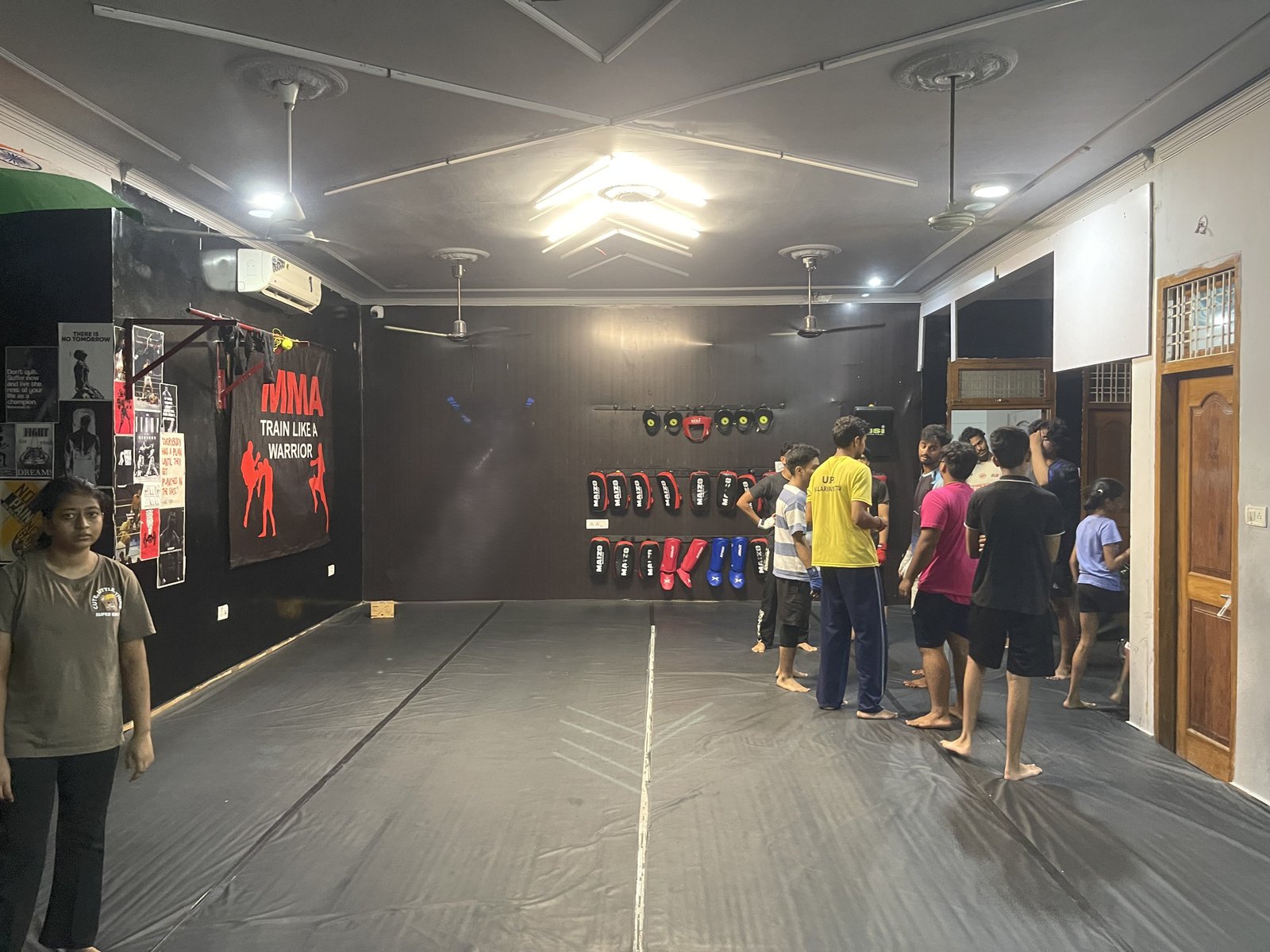 Yoga and flexibility training floor area